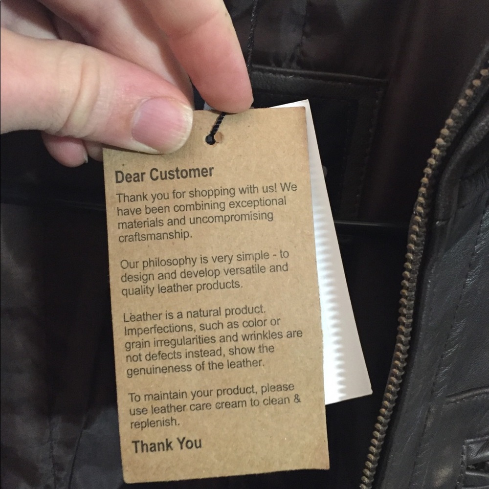 Blingsoul 100% Real Leather Biker Jacket - Picture 7 of 8